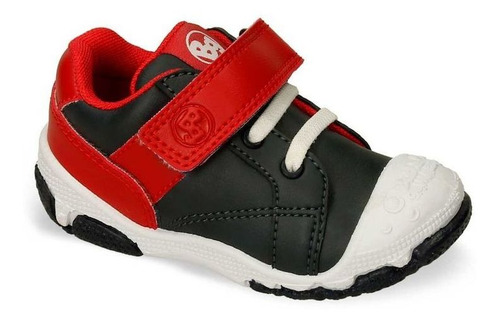 Imagen 2 de 5 de Tenis Casuales Azul Oscuro-rojo Bubblegummers Oliverio Niño