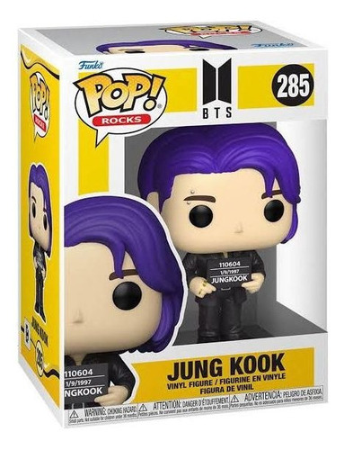 Funko Pop! Bts Rocks Jung Kook Butter #285 Nuevo Muy Raro 