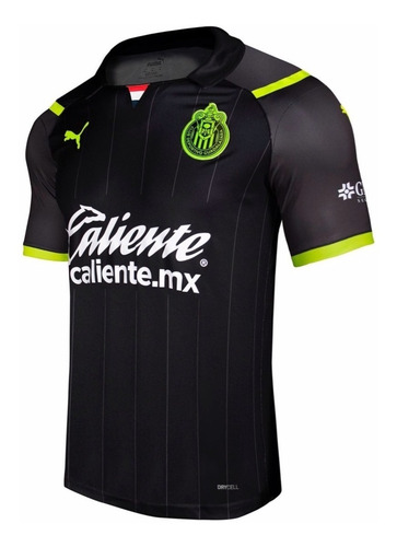 Imagen 1 de 3 de Jersey Puma Chivas Del Guadalajara Visitante Negro 21-22