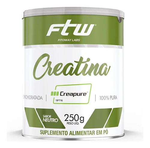 Creatina Creapure Clinical - 250g Neutro - Ftw