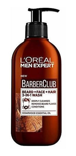 Jabón Facial Para Barba L'oreal Men Expert Barber Club, 200