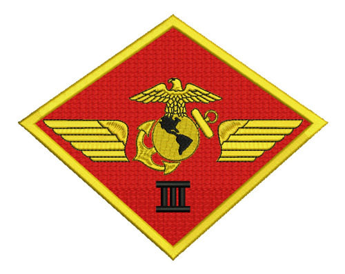 859-1 Top Gun 3rd Marine Air Wing Parche Bordado