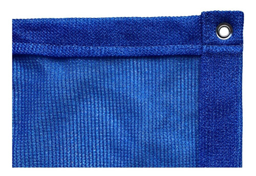 Tela Sombrite Azul 80% - 15m X 15m Com Bainha E Ilhós