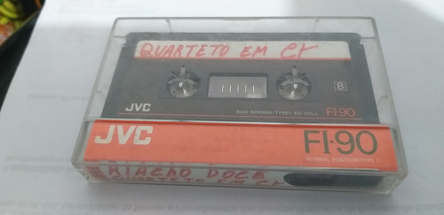 Fita Cassette Jvc Fi-90 Normal Usada P Gravar 