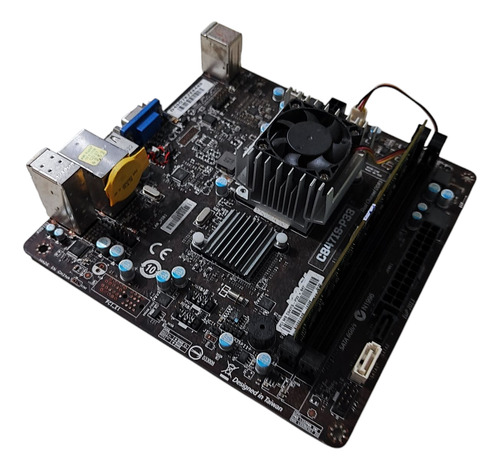 Kit Placa-mãe Mini Atx + Intel Cel Core Ddr3 1333 + Cooler