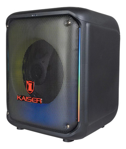 Bocina 8 PLG Kaiser 7,200 W Pmpo Portátil Flama Ksw-3008