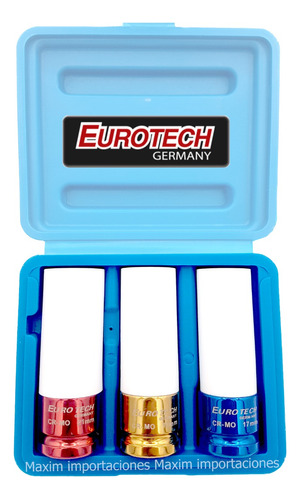 Tubos Dados De Alto Impacto - Juego 17-19-21mm | Eurotech