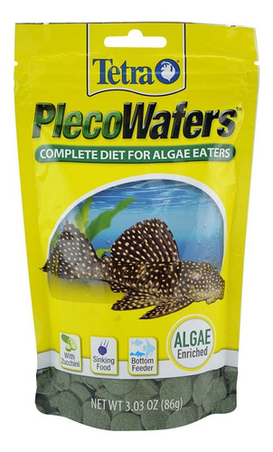 Tetra Pleco Wafers Alimento Peces De Fondo Tropical 86 G