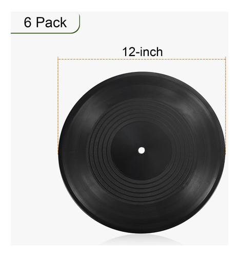 Records De Vinilo En Blanco Patikil, Cd De 12 Pulgadas Falso