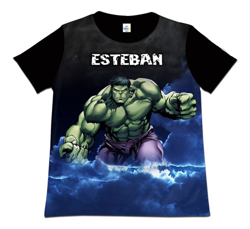 Franela Camisa Niño Hulk En Algodon