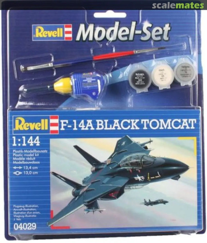  F-14a Black Tomcat Us Navy - 1/144 Model Set Revell 64029 