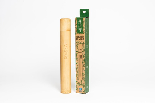 Estuche De Viaje Porta Cepillo Meraki Bambú