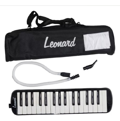 Flauta Melódica Leonard 32 Teclas  Piano Funda + Accesorios
