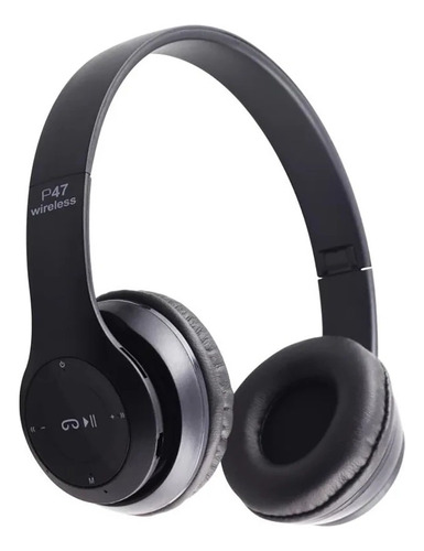 Audífonos Inalámbricos Bluetooth Yisen Plegables Estéreo Color Negro