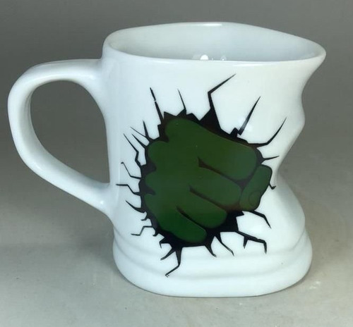 Caneca Amassada Porcelana 250ml Hulk