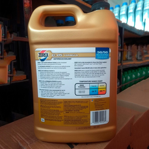 Imagem 2 de 6 de Fluido De Radiador Coolant Zerex G-05 Valvoline