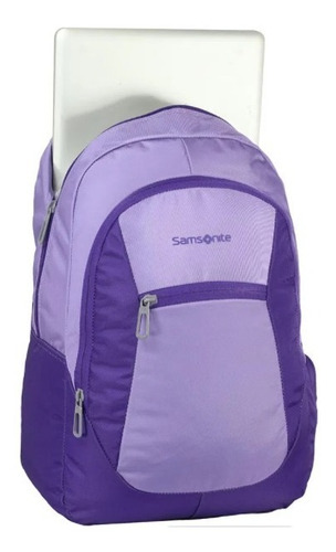 Mochilas Mujer Samsonite Orion Porta Notebook Violeta Full