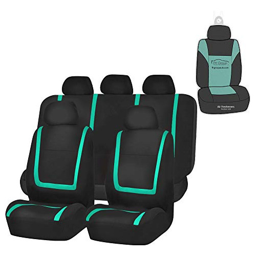 Fundas De Asiento Automóvil, Juego Completo De Tela Pl...