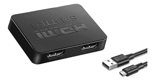 Duplicador Hdmi Splitter 2 Salidas Hdmi Misma Imagen Fact. A