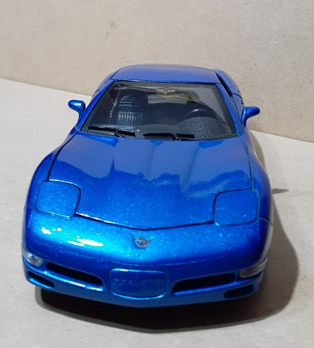 Chevrolet Corvette Azul Welly 1/24 Azul (Usado)