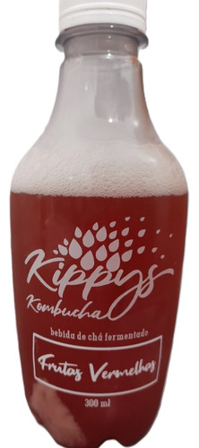 Kombucha Kippys Frutas Vermelhas Natural E Probiótica 300ml