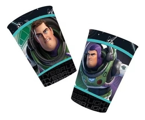 Pack X 10 Vasos Descartables Buzz Lightyear Original Oficial