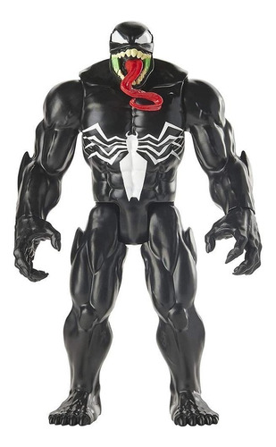 Imagen 1 de 2 de Venom 30cm Spider Man Marvel Titan Hero Series Hasbro E8684