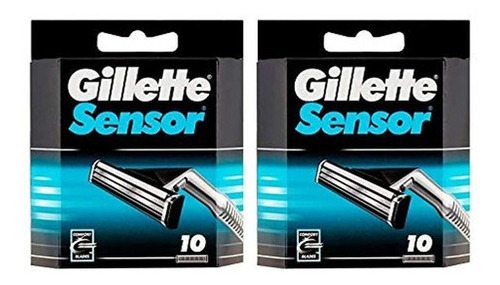 20 Hojas De Cuchilla De Repuesto Gillette