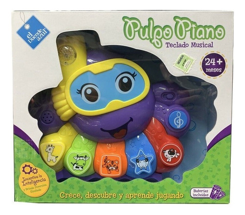 El Duende Azul Pulpo Piano Art 6005 Loonytoys