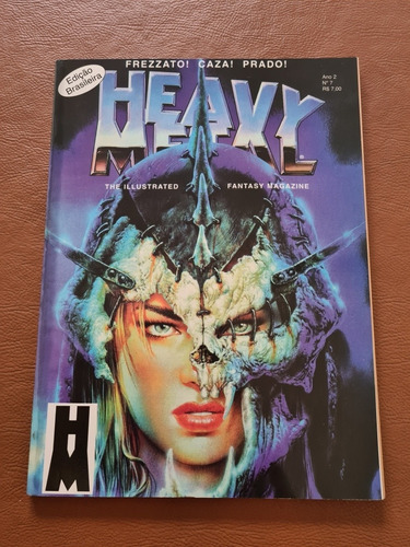 Revista Heavy Metal Ano 2 Número 7 Edição Brasileira 