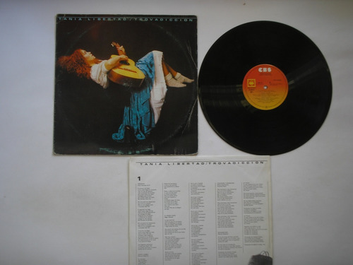 Lp Vinilo Tania Libertad Trovadiccion  Edicion Mexico 1989