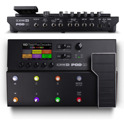 Line 6 Pod Go Pedalera Procesador Multiefectos Para Guitarra