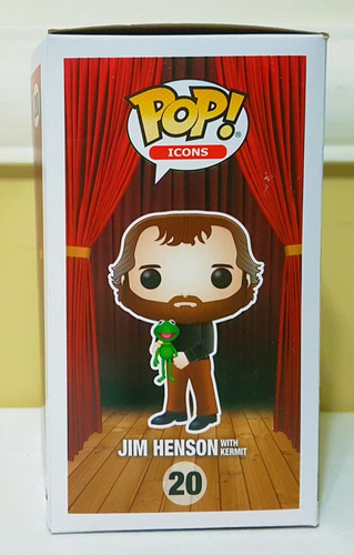 Funko Pop! Icons - Jim Henson Com Kermit (sapo Caco Muppets)