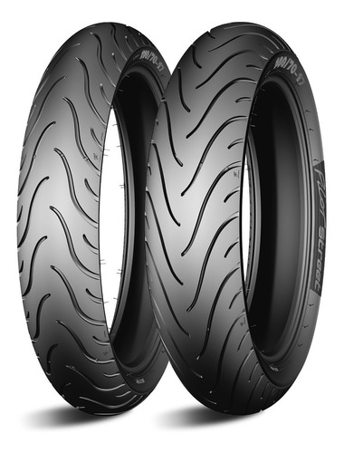 Neumático De Moto Michelin 110/70-17 Pilot Street 54s Tl/tt