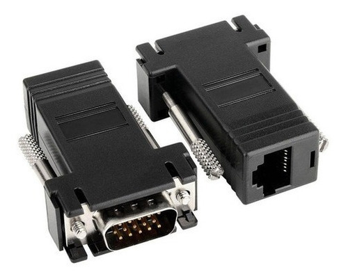 2 Conector Par Vga X Rj45 Extensor Vga Plug Play Até 30m