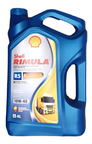 Aceite 10w-40 Semi Sintetico Diesel Shell Rimula Garrafa 4lt