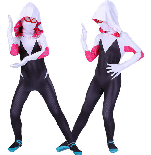 Disfraz De Halloween Para Mujer De Spider-man Kids Gwen