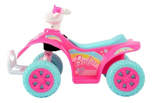 Cuartimo Infantil Para Niñas Montable 6v Barbie Color Rosa Chicle