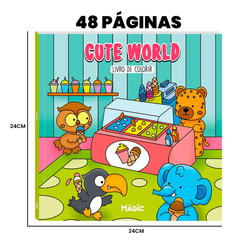 Kit 4 Livros De Colorir Cozy Comfy | Tik Tok