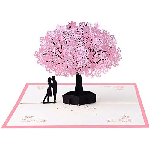 Cherry Blossom 3d Pop Up Card Tarjeta De Felicitación ...