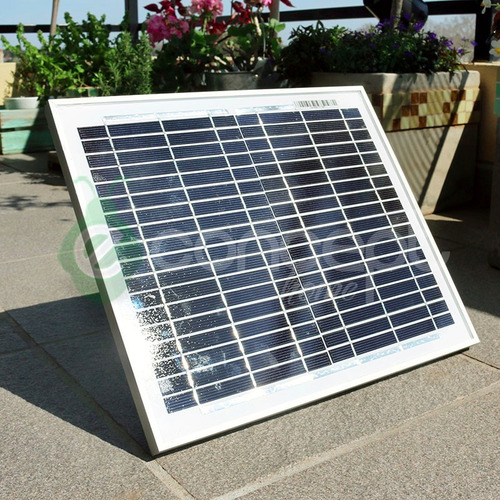 Panel Solar Fotovoltaico 10watts Para Cargar Baterías 12v