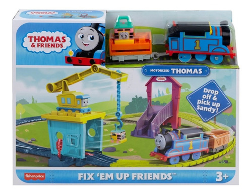 Thomas And Friends Pista Carly The Crane Sandy Y Thomas