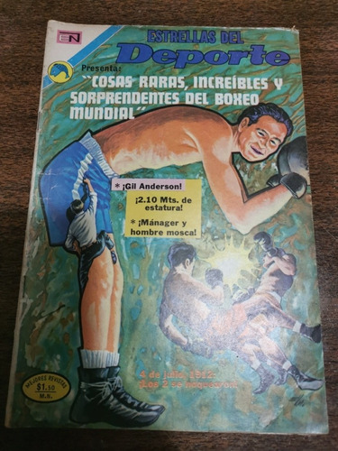 Comic Estrellas Del Deporte Novaro Cosas Raras Del Boxeo