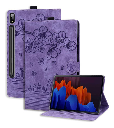 Dteck - Funda Para Samsung Galaxy Tab S9/s8 Ultra De 14.6 Pu