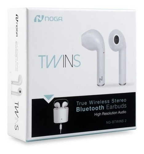 Auriculares In Ear Bluetooth Noga Twins 2 Tws Manos Libres