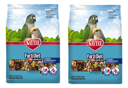 Kaytee Forti-diet Prohealth Plumas Conuro Y Agapornie 2 Pzas