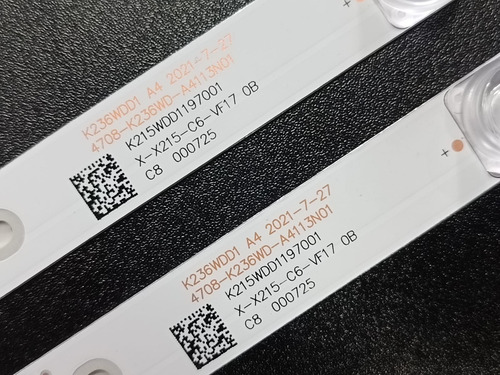 Tiras De Led K236wd D1 A4 (2 Tiras De 4 Leds A 3v Cada Led)