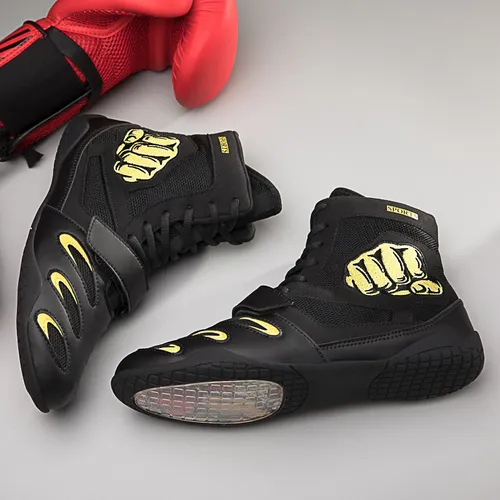 L Zapatos De Boxeo Profesionales Y Botas De Lucha Libre