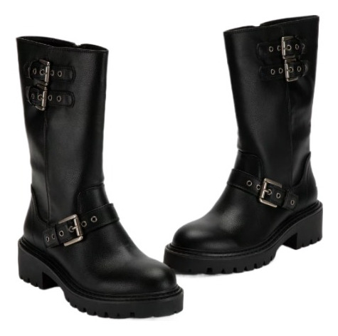 Bota Mujer Sybilla Temotohigh Ne J1002 Negro