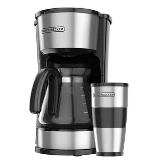 Cafetera Black+decker 4 En 1 Negro + Taza Portátil